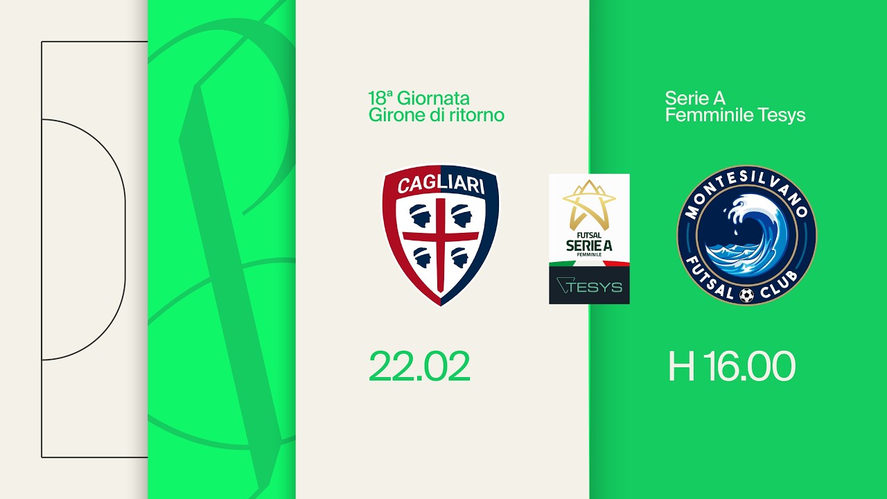 Cagliari-Montesilvano Futsal Club 3-2 | 18ª giornata | Serie A Tesys 2025/2026