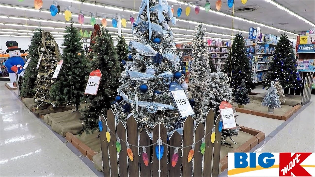CHRISTMAS AT KMART - CHRISTMAS TREES INFLATABLES ORNAMENTS DECORATIONS HOME DECOR SHOPPING