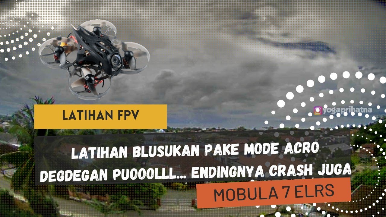 Mobula7 ELRS - Blusukan di Pekarangan Mode Acro