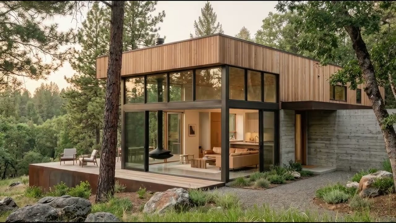 The Art of Quiet Luxury: Inside a Modern Minimalist Home Surrounded by Nature
