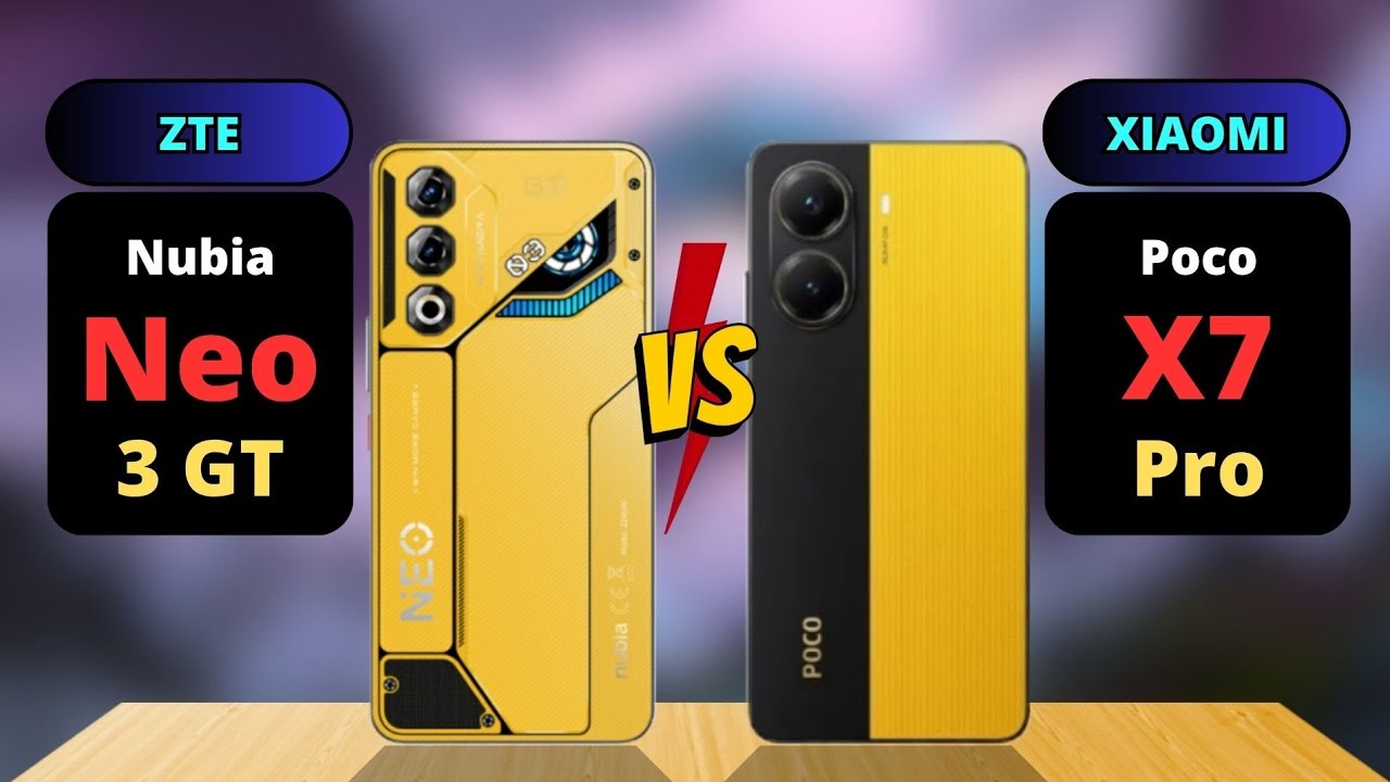 Nubia Neo 3 GT vs Poco X7 Pro Comparison