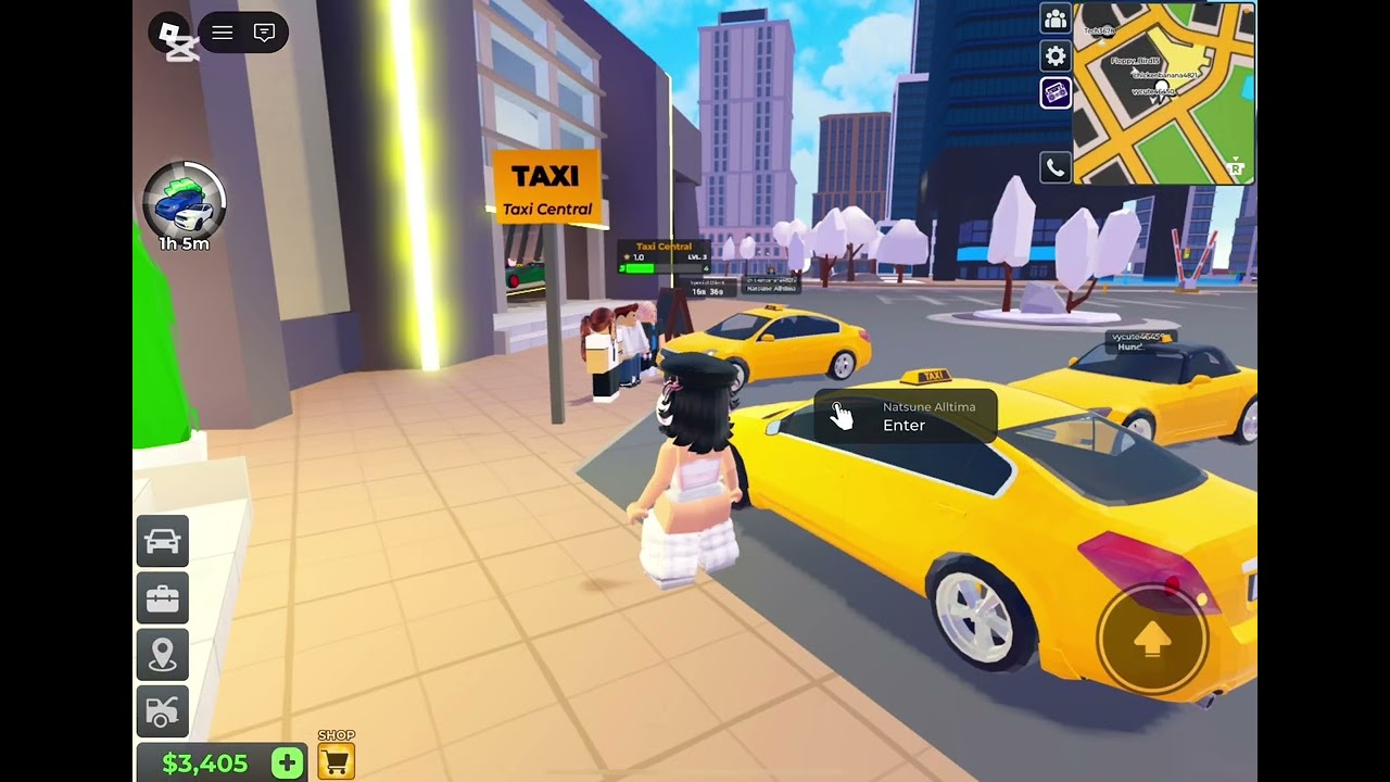 I’m a taxi boss in Roblox 