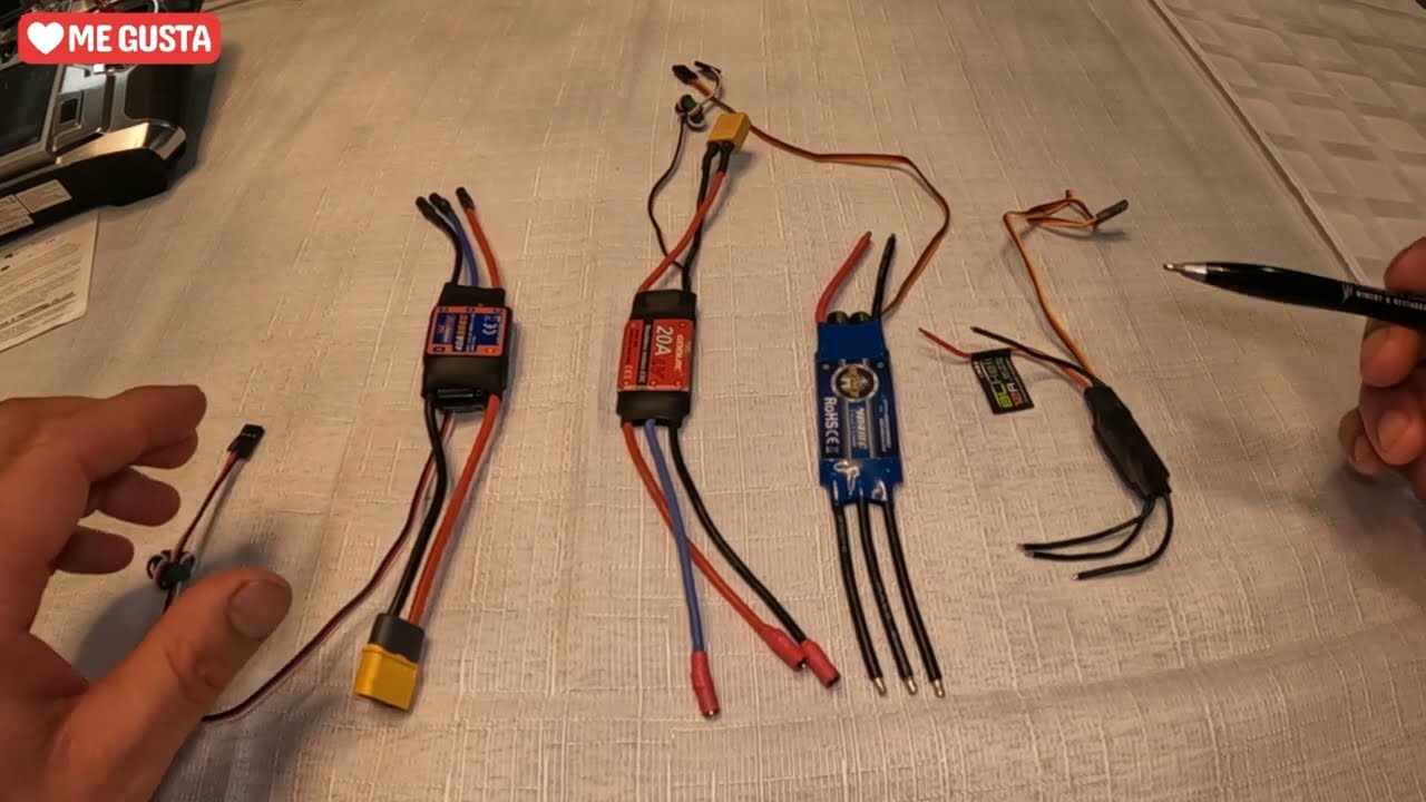 COMO CONECTAR UN ESC CONTROLADOR DE VELOCID PARA AVION RC