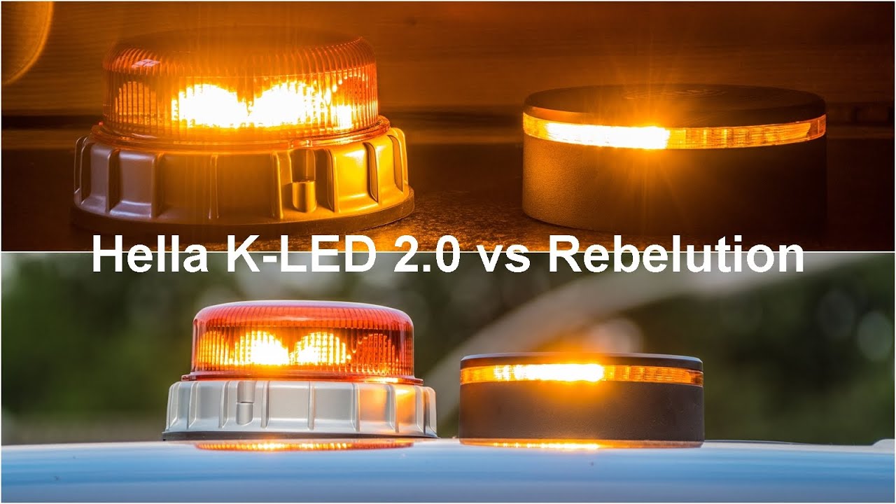 Hella Rebelution vs. K-LED 2.0 LED Kennleuchte