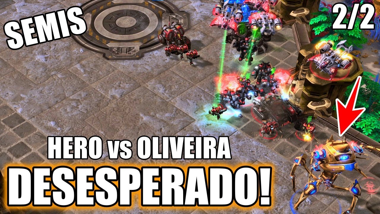 DESESPERADO! - OLIVERIA vs HERO 2/2 SEMIS MUNDIAL SC2