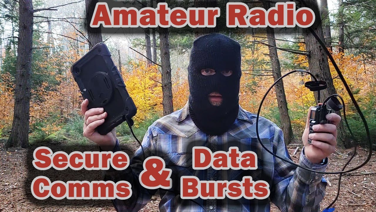 Secure Amateur Radio Comms, On A Budget & Made Easy! Ham radio data burst emergency communications