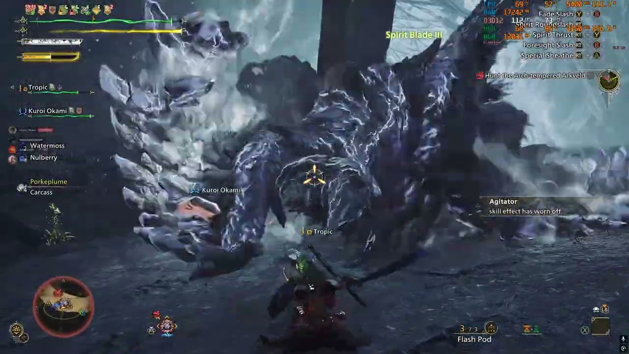 MH Wilds Carryati dal Kadan con Unna: 