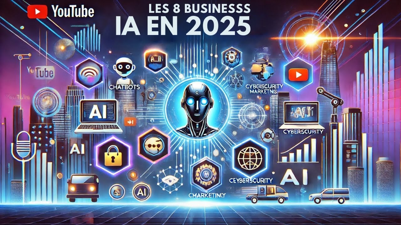 8 Business IA Révolutionnaires en 2025 : Opportunités à Saisir Absolument ! (10k par mois)
