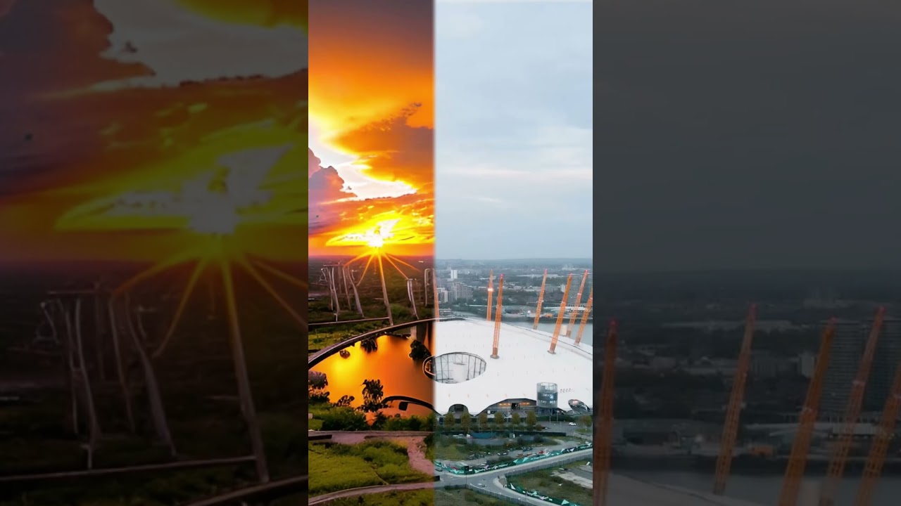 ABANDONED ARENA O2 #abandoned #o2 #arena #sky #sunset #fyp #ai #aivideo #film #london #editing