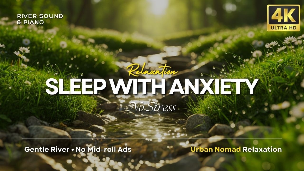 Anxiety Sleep Therapy: Soft Water & Midnight Piano