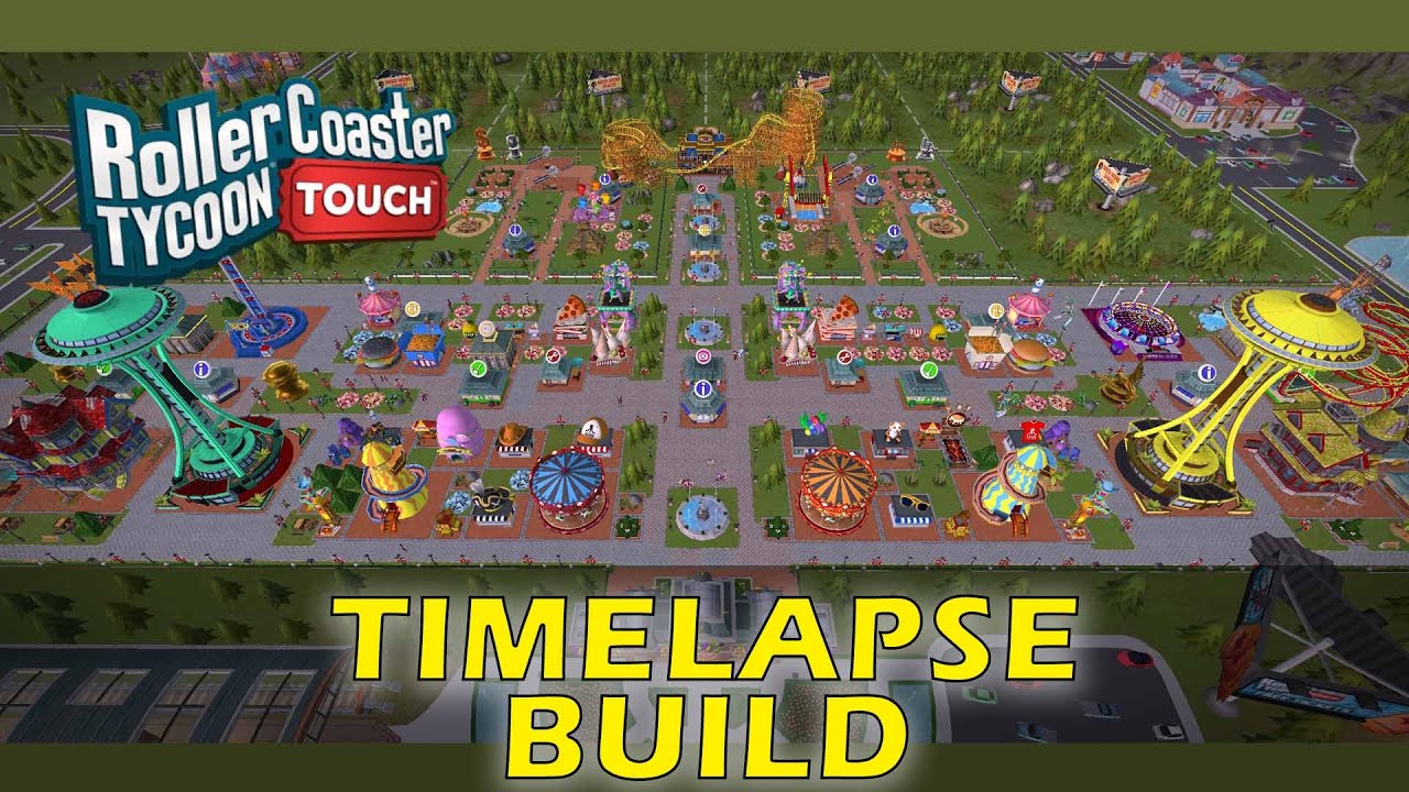 RollerCoaster Tycoon Touch - Build a park | Timelapse | Android