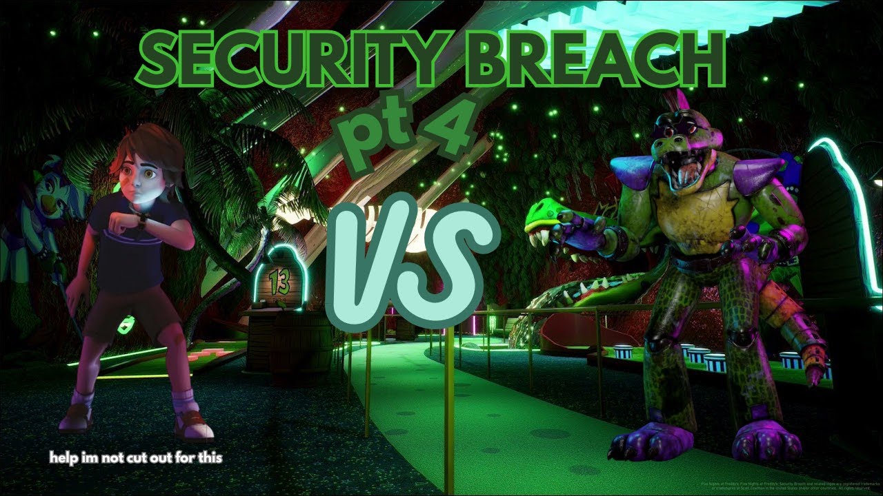 Противостояние с аллигатором (FNAF: Security Breach)