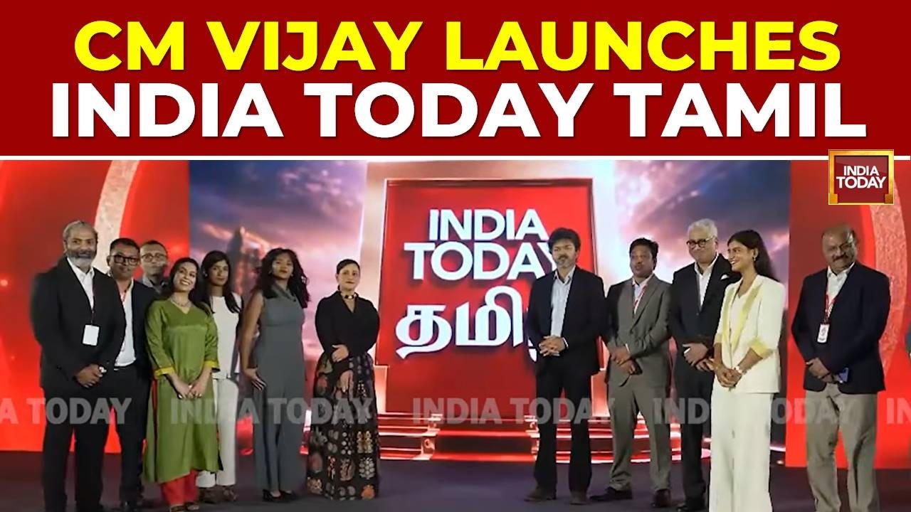Tamil Nadu CM Vijay Launches India Today Tamil | &ldquo;Let Truth Speak Louder&rdquo; | India Today