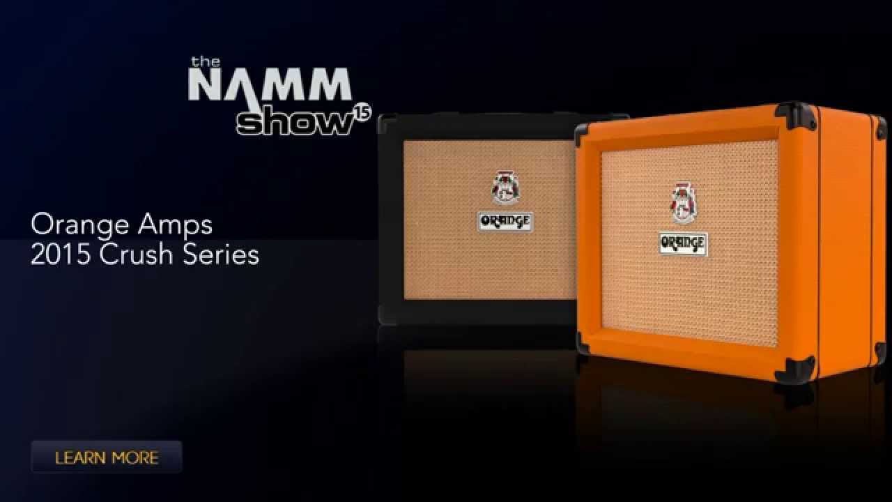 Orange Amplifiers Crush Guitar Combo Amp Series - NAMM 2015