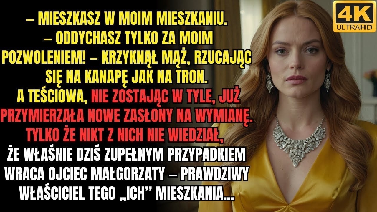 „MIESZKASZ W MOIM MIESZKANIU — ODDYCHASZ TYLKO ZA MOIM POZWOLENIEM!” — WARKNĄŁ MÓJ MĄŻ