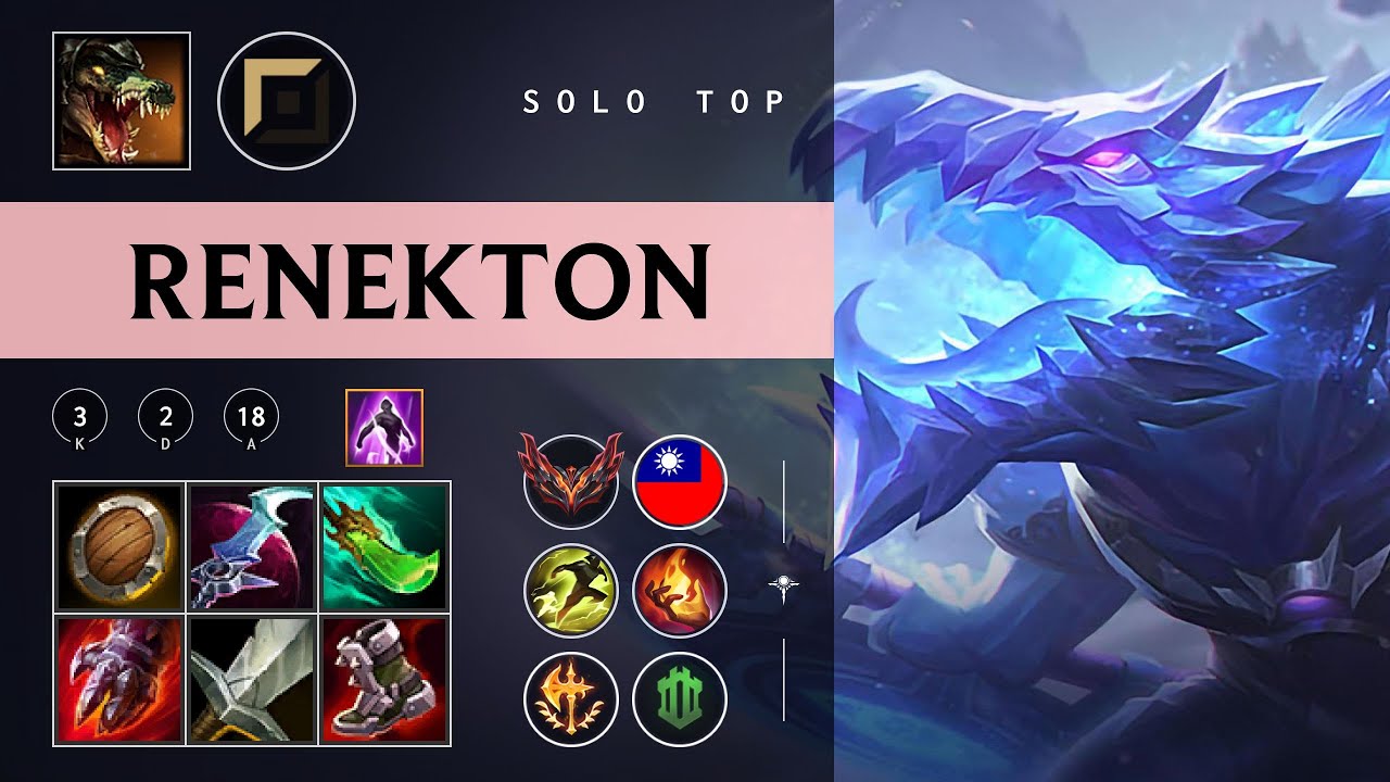 Renekton Top vs Elise - TW Grandmaster Patch 26.01