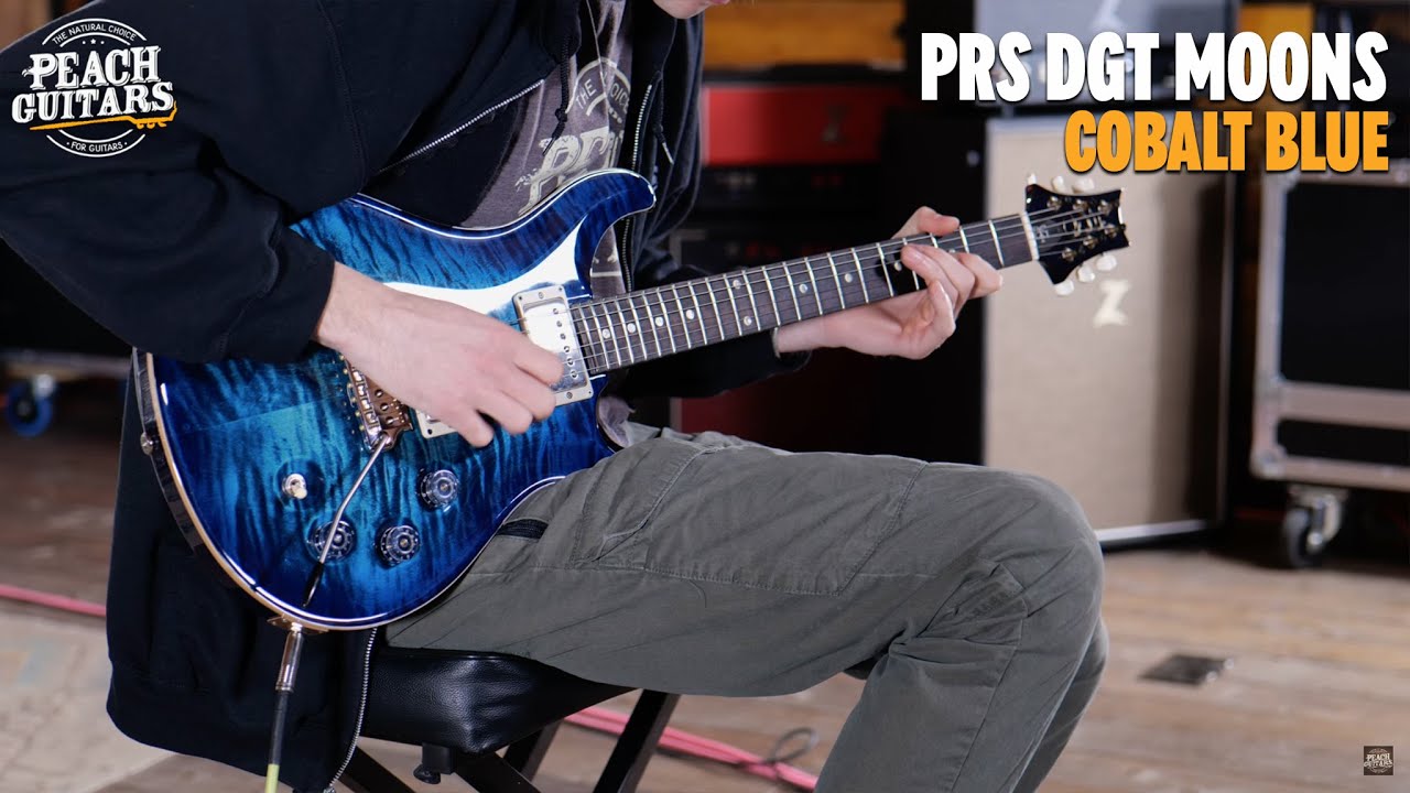 No Talking...Just Tones | PRS DGT Moons Cobalt Blue