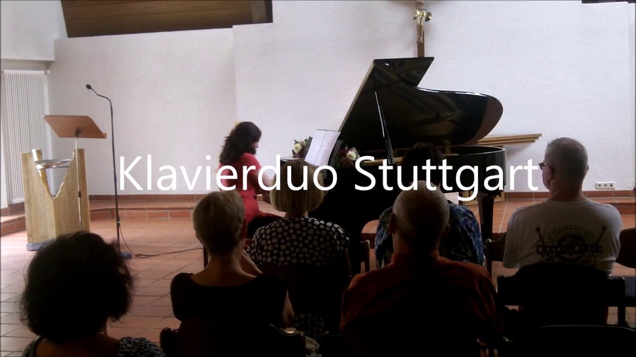 Cs&aacute;rd&aacute;s - Vittorio Monti (Piano four hands Cover) - Klavierduo Stuttgart vierh&auml;ndig ♫