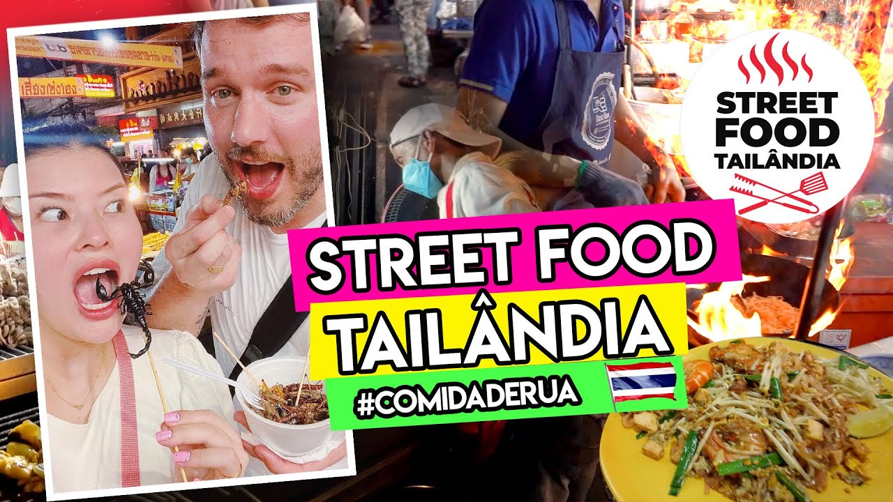 PROVANDO COMIDAS DE RUA ✨🇹🇭TAILÂNDIA