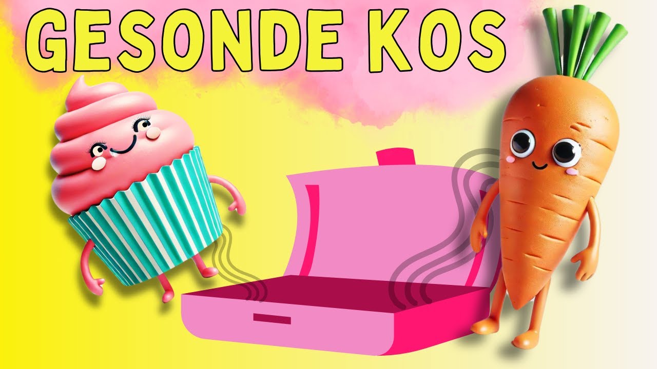 GESONDE kos 🍎 Afrikaanse opvoedkundige video vir kinders