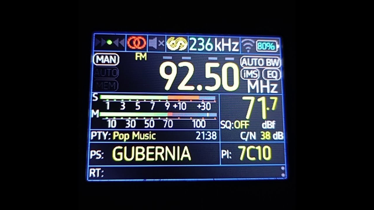 TEF6686 Radio - FM Bandscan in Samara, 07.12.2025