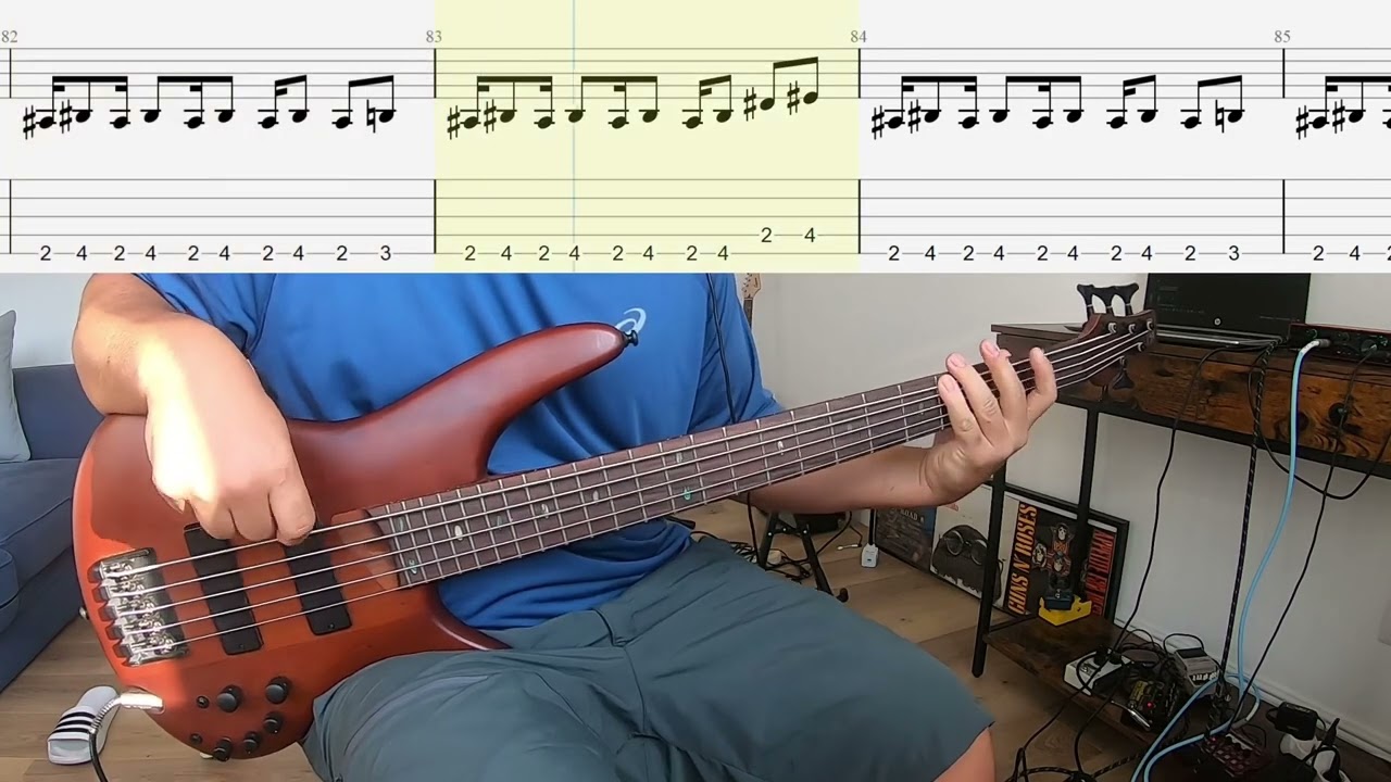 Limp Bizkit - Take A Look Around - Bass Cover + Tabs