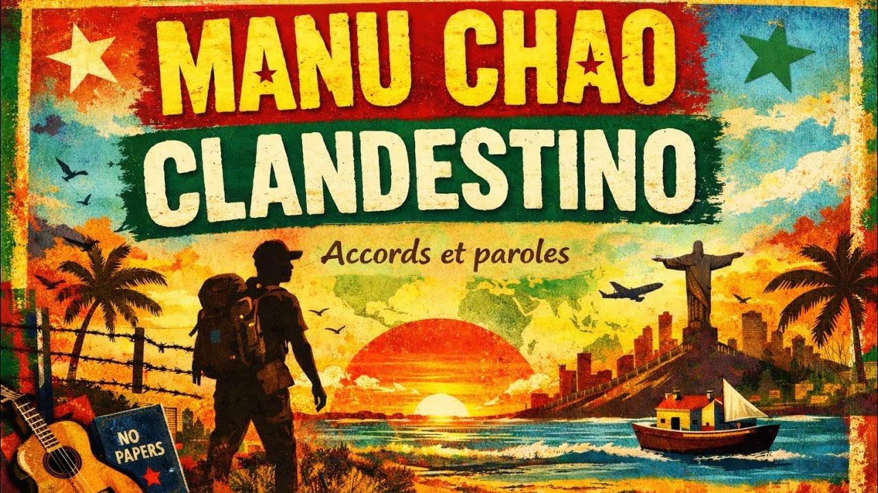JOUE ET CHANTE AVEC MOI « CLANDESTINO » MANU CHAO
