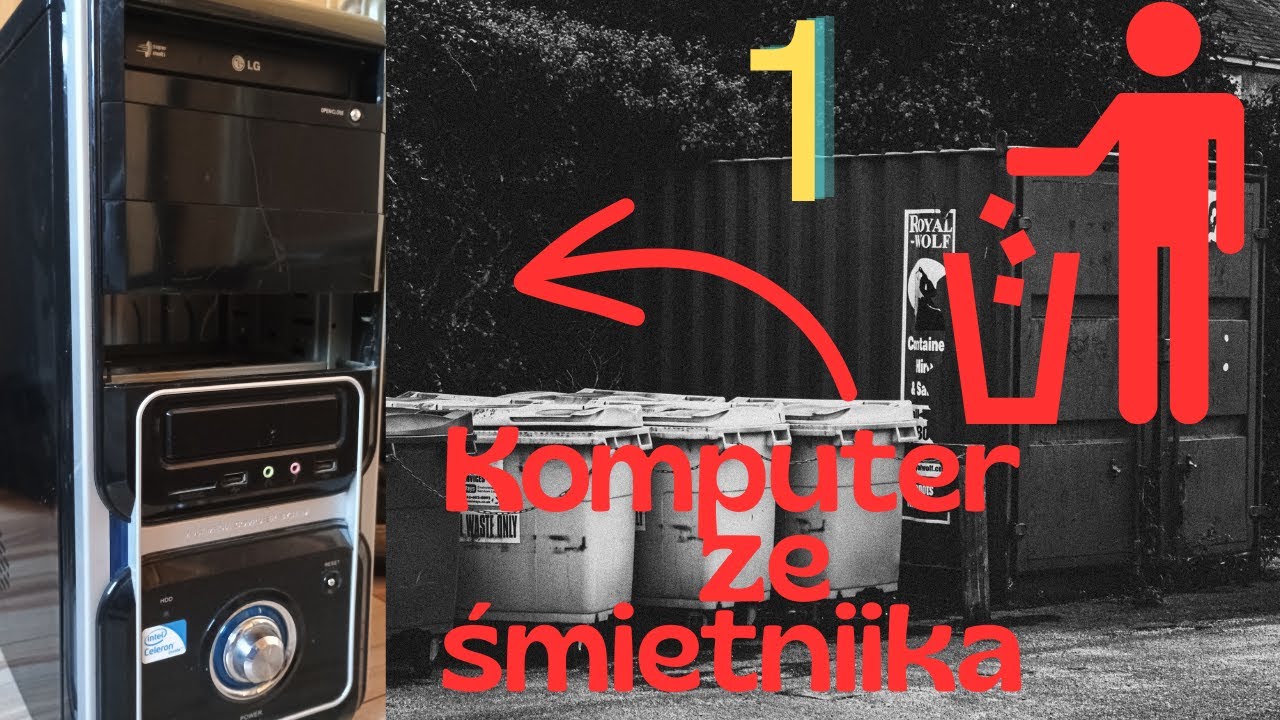 Komputer ze śmietnika – oględziny i rozbiórka na części pierwsze 😳 #1