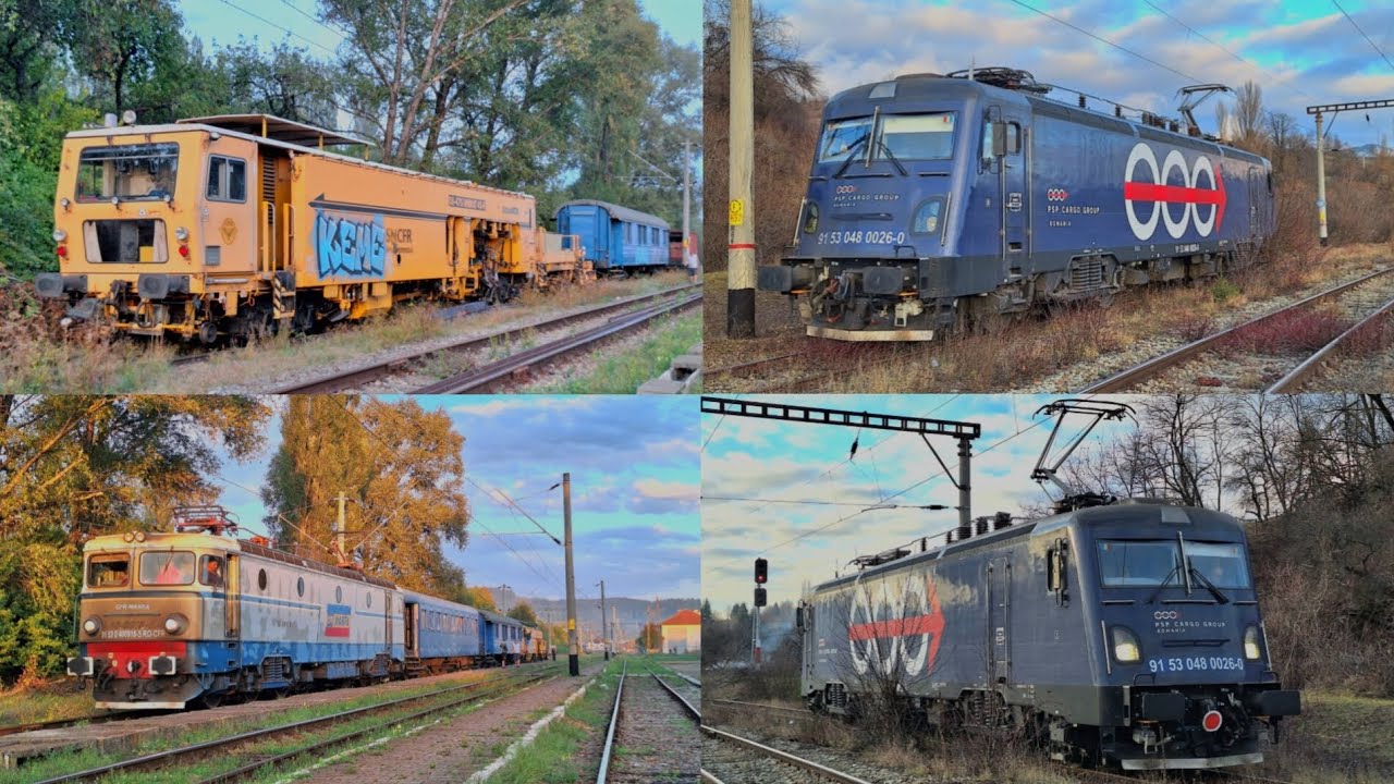 Activitate feroviară în stația Lunca Ilvei septembrie și decembrie 🚅😁🚂🚆