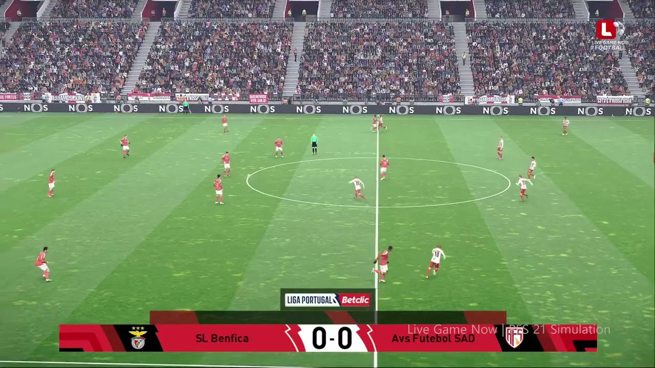 Benfica vs AVS | Liga Portugal 2026 | Live Match Today | eFootball PES 21 Gameplay
