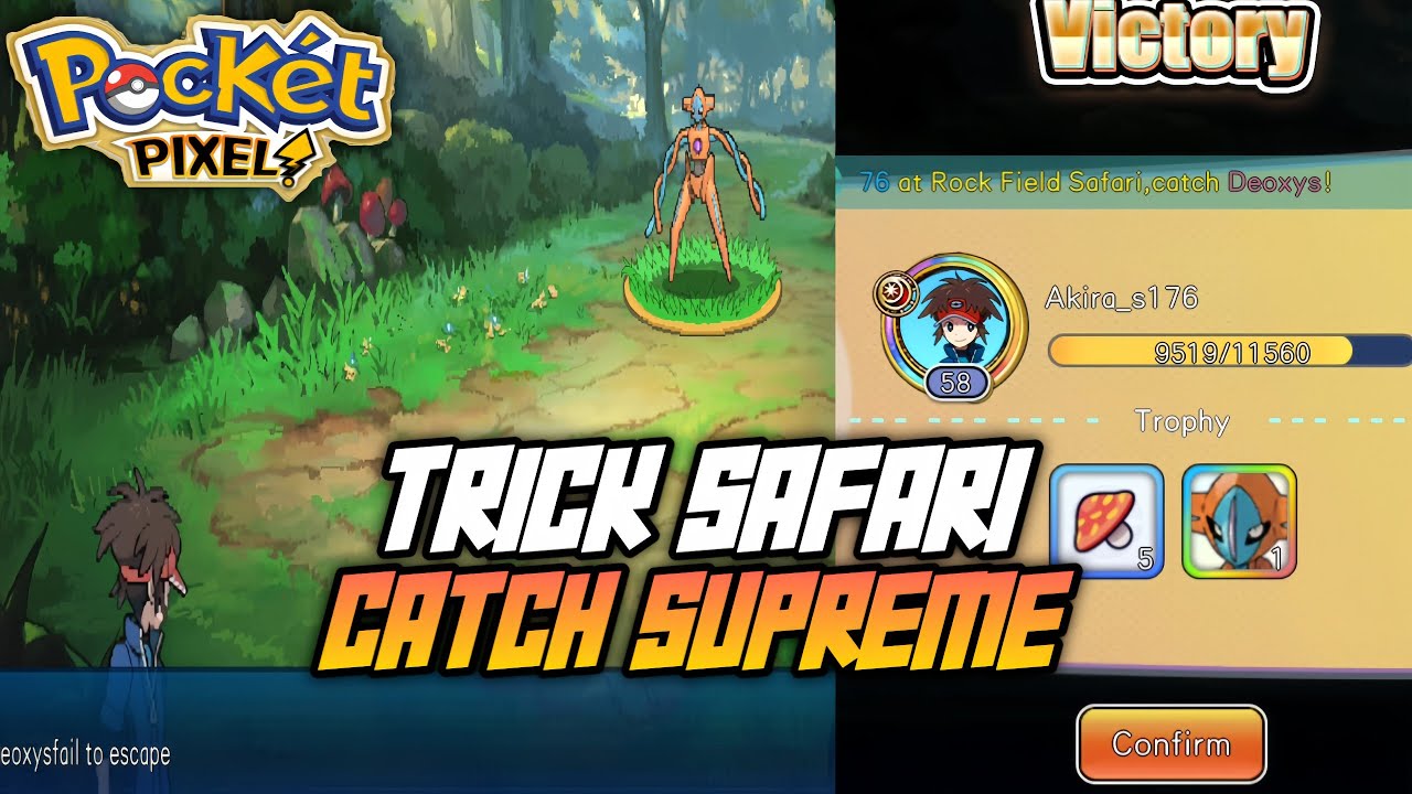POCKET PIXEL | TRIK MENANGKAP SUPREME DI SAFARI ZONE