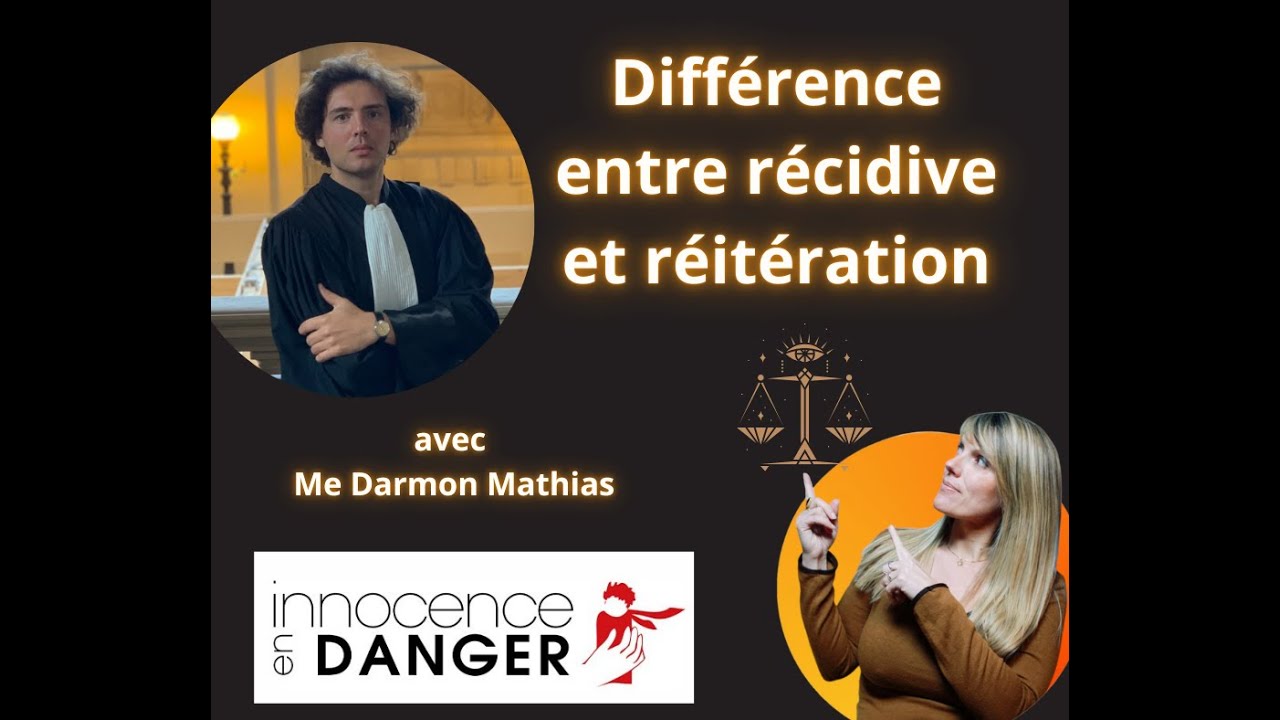 Jargon judiciaire : diff&eacute;rence entre r&eacute;it&eacute;ration et r&eacute;cidive 10.08.2025
