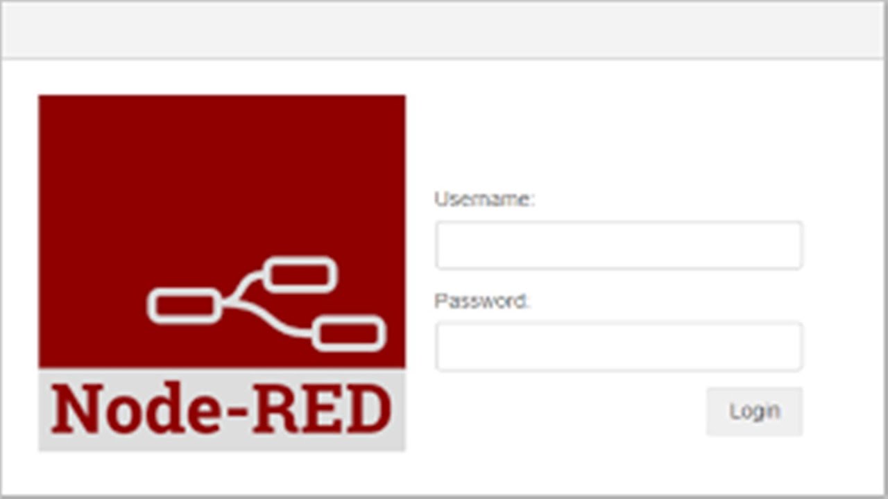 Add Password to FLOW EDITOR - Node RED