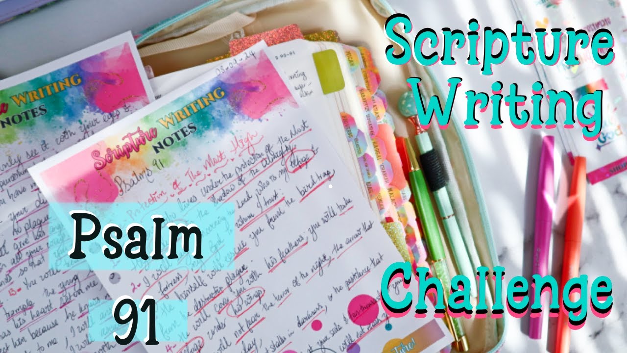 Scripture Writing Psalms 91 - Protection Of The Most High