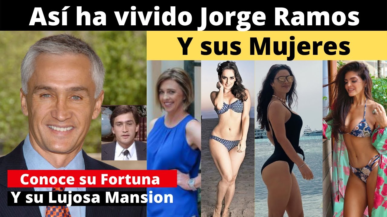 Así ha vivido Jorge Ramos y sus conquistas | conoce su fortuna y su lujosa mansion