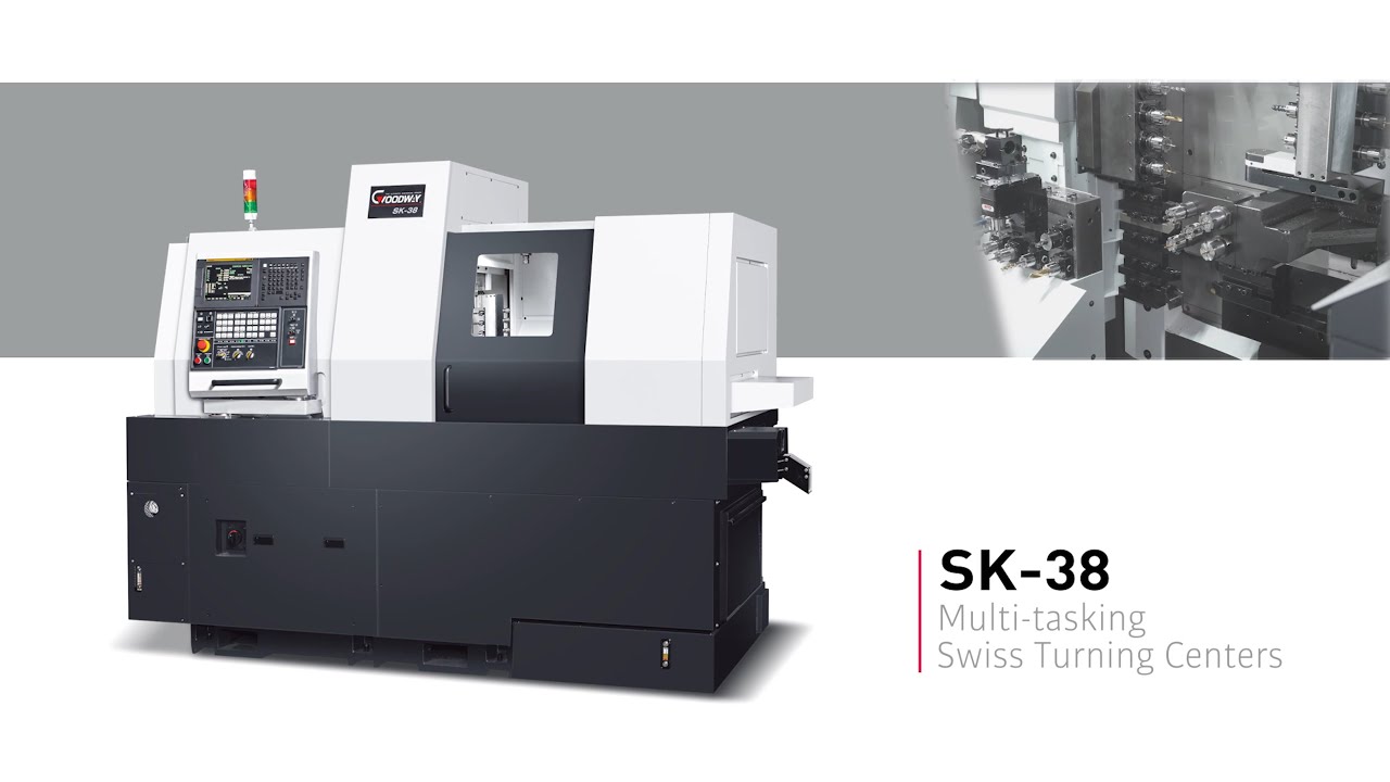 GOODWAY SK-38 Multi-tasking Swiss Turning Centers
