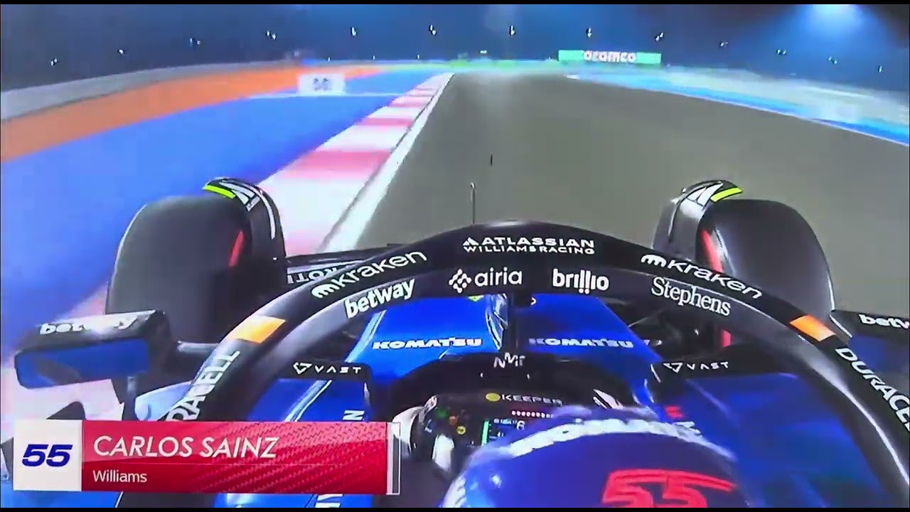 [F1] Onboard Carlos Sainz Williams (Q1) QATAR GP🇶🇦 2025