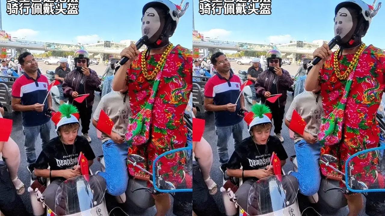 Beruntung lahir di Tiongkok, semoga makmur dan damai.