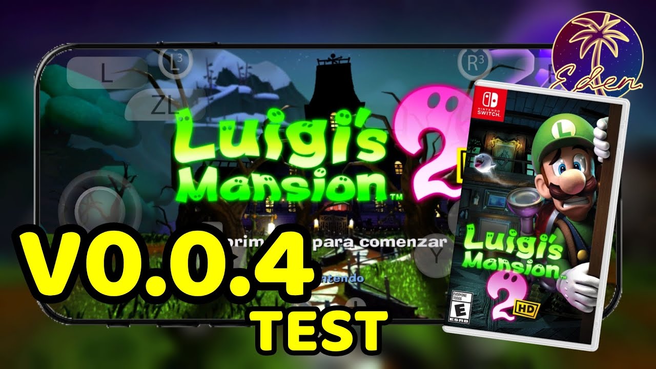 🔥LUIGI MANSION 2 HD 😱 💥 Switch Emulador!! Gameplay Test 💥