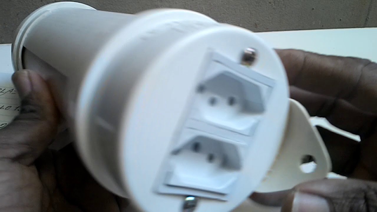 EXTENSÂO ELÉTRICA RETRATIL COM TUBO DE PVC ,, 3