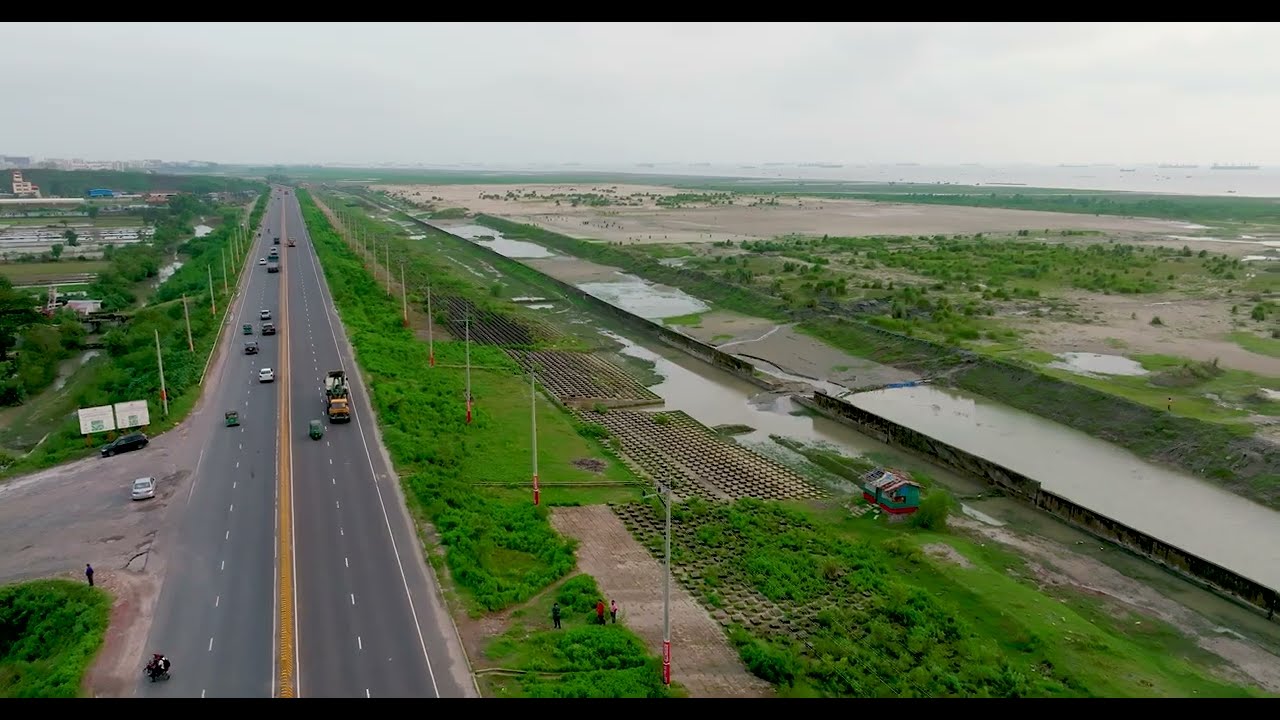 Dji Mavic 3 - Patenga Sea Beach ( Chittagong Port Drone View )