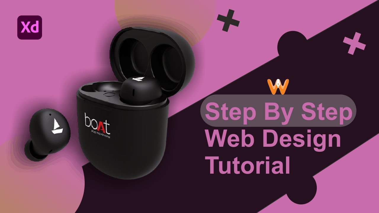Adobe XD Webpage Design Step By Step Tutorial For Beginners.....