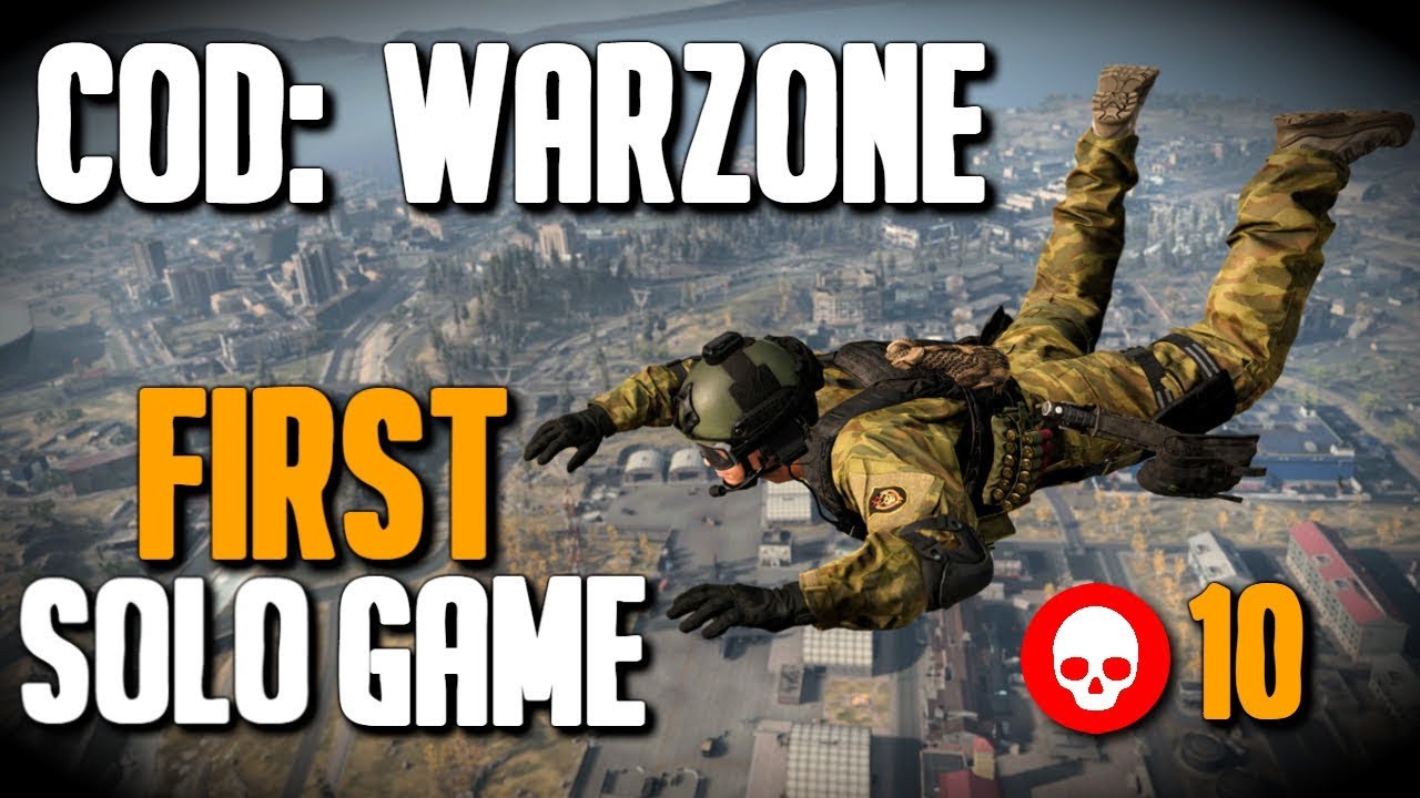 MY FIRST GAME! - Call of Duty: Warzone Battle Royale Solos
