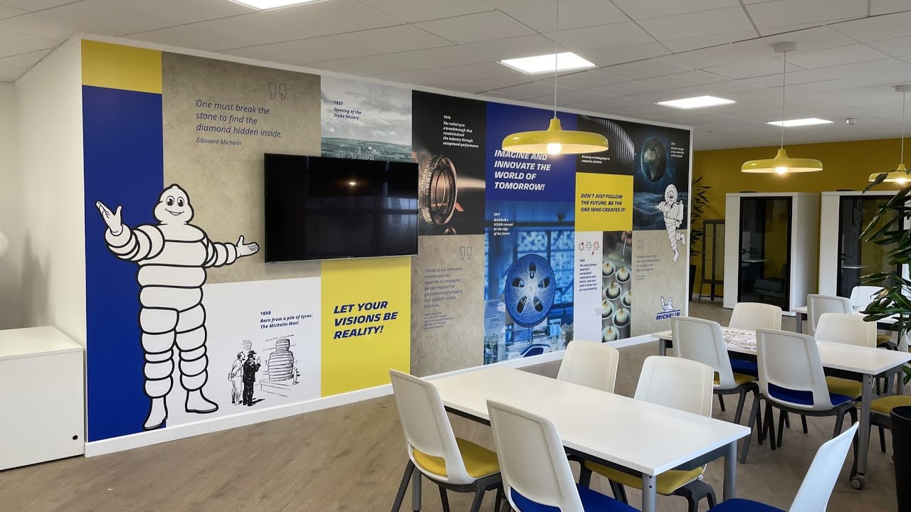 Interiors Fit Out at the new Michelin Offices | Lyreco UK & Ireland