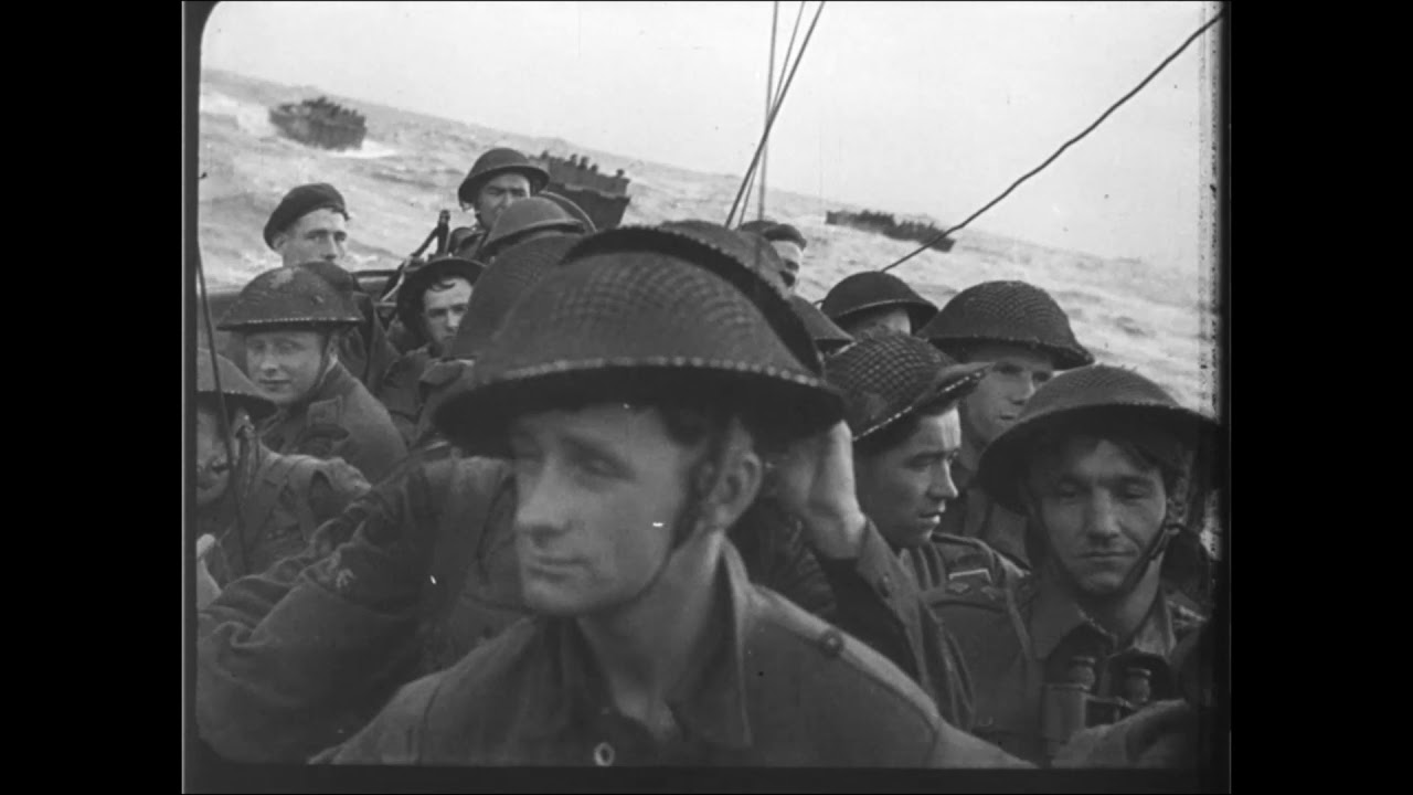 D Day at Sword Beach. June 6 1944