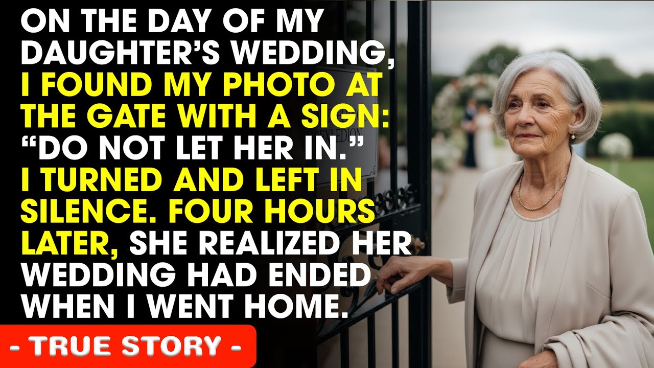 My Daughter Banned Me From Her Wedding - Her “Happy Day” Ended Right There...True Story