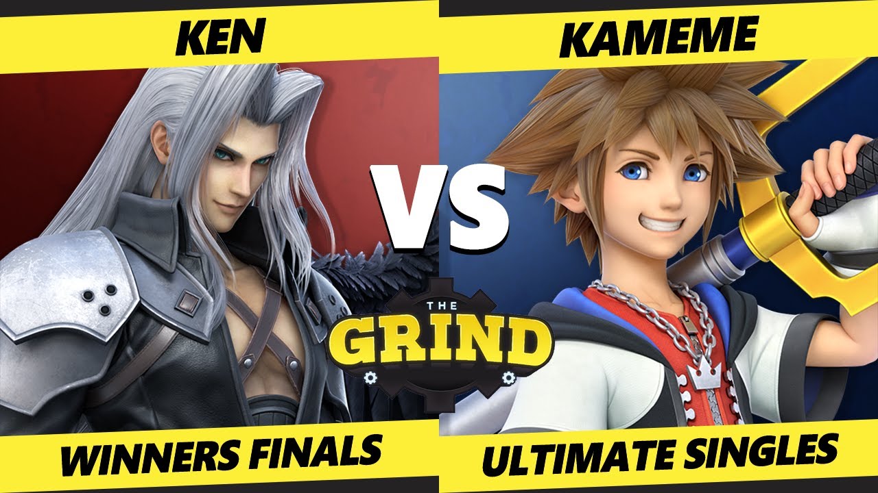 Pre-Glitch Grind Winners Finals - KEN (Sonic) Vs. Kameme (Sora) Smash Ultimate Tournament