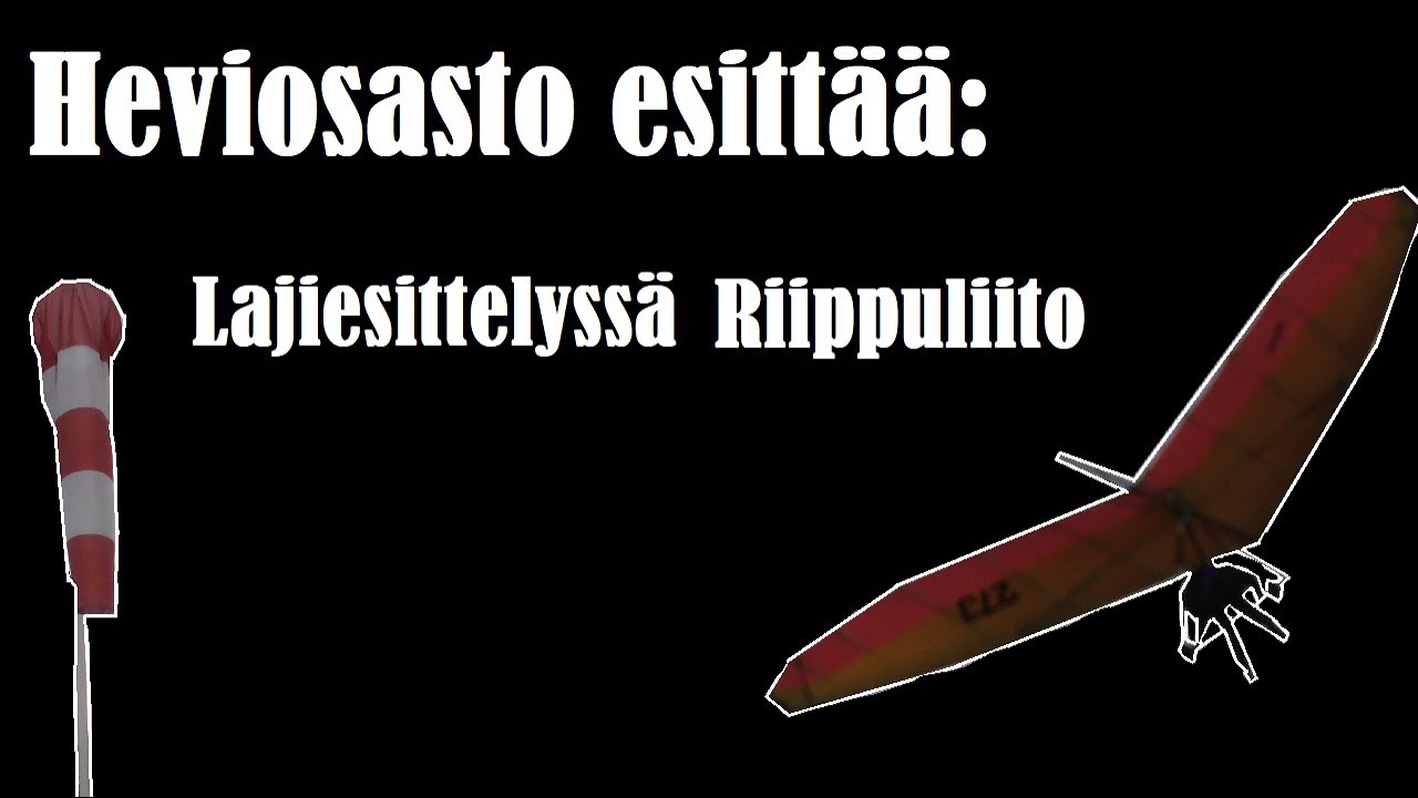 Lajiesittelyssä riippuliito
