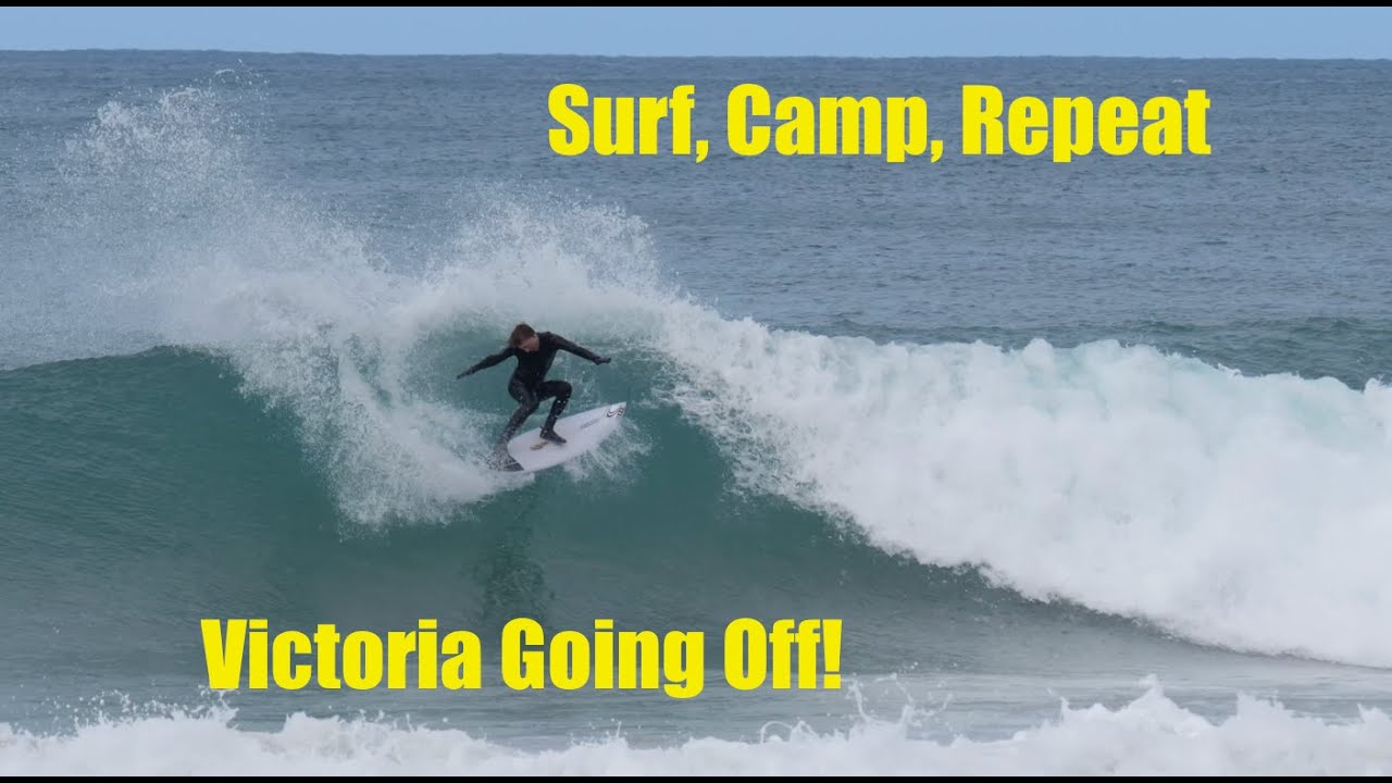 “Victoria’s Surf Coast Turns On | Long-Interval Swell & Mates Camping” Vlog