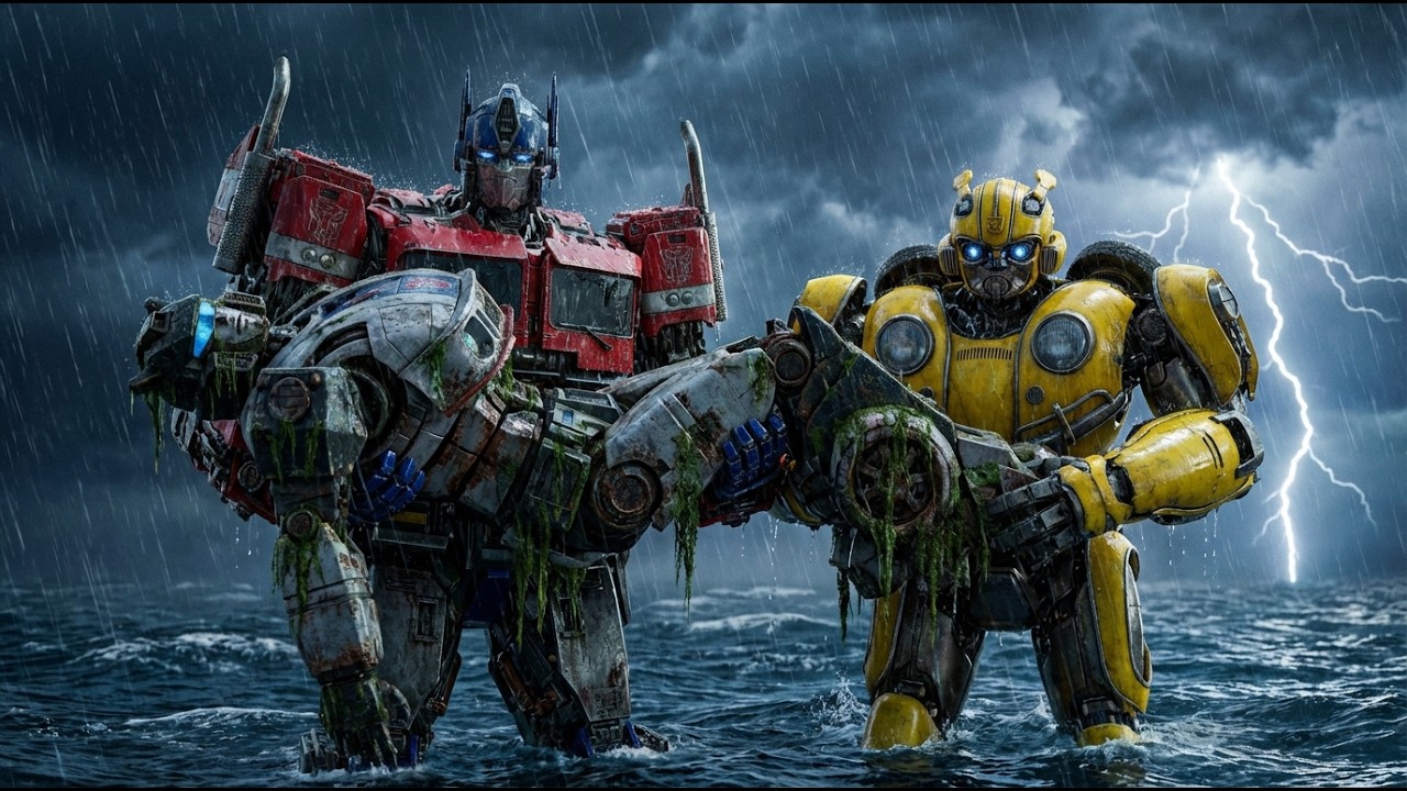 Optimus Prime & Bumblebee Restoring Destroyed Autobot Jazz: 2500 Hours in 18 Minutes | ASMR